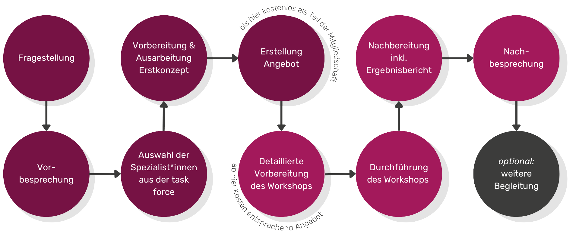 Prozess task force Projekt schadow